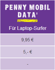 Penny Mobil Data