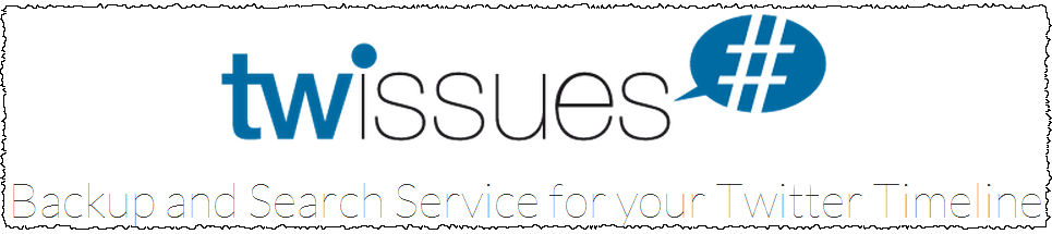 Logo: Twissues – Backup and Search Service for your Twitter Timeline